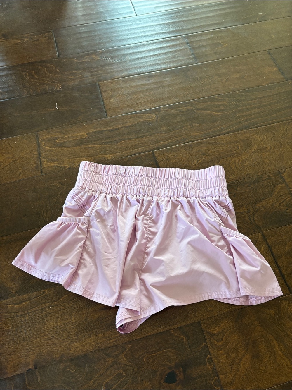 Light Pink Free people- Get your flirt on shorts xs